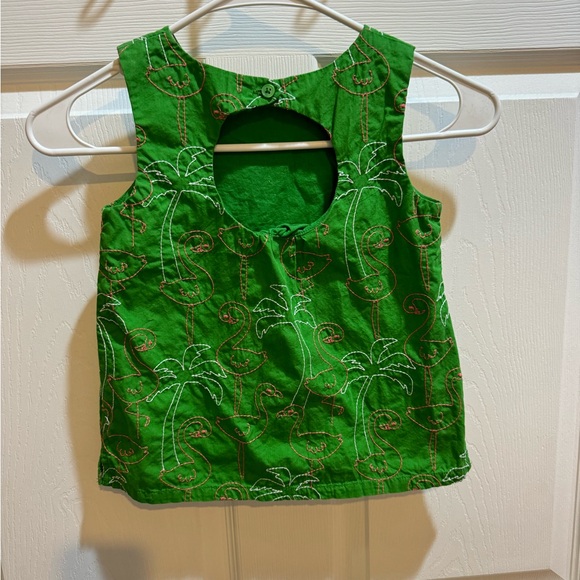 Gymboree Flamingo Embroidery 5T Top Girls - Picture 2 of 2